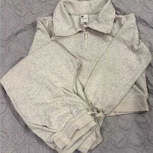 all in motion Speckled Light Heather Half-Zip Pullover